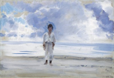 Fiú a tenger partján alkotó: Francesco Paolo Michetti