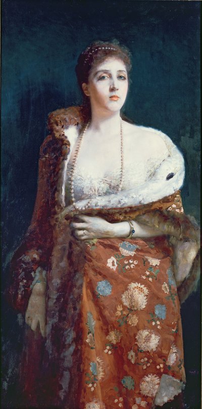 Fondi hercegnő portréja alkotó: Francesco Paolo Michetti