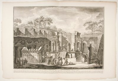 Kilátás a templomra d alkotó: Francesco Piranesi