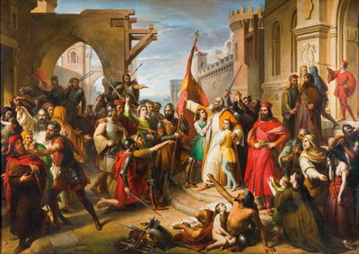 Az anconetaiak esküje, 1850-es évek. alkotó: Francesco Podesti