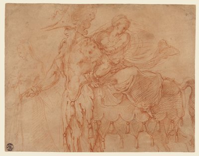Kentaur és Lapith alkotó: Francesco Primaticcio