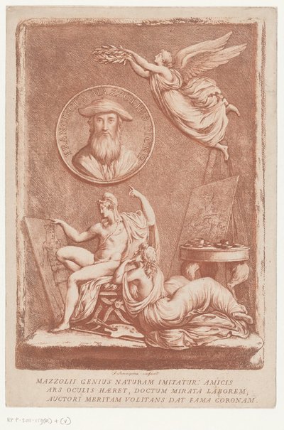 Francesco Mazzoli, Parmigianinoként ismert művész allegóriája alkotó: Francesco Rosaspina