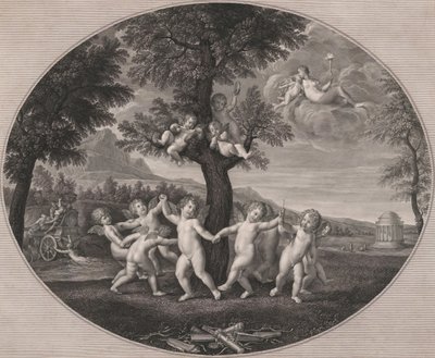 Ámorok ünneplik Proserpina megerőszakolását, 1805-12. alkotó: Francesco Rosaspina