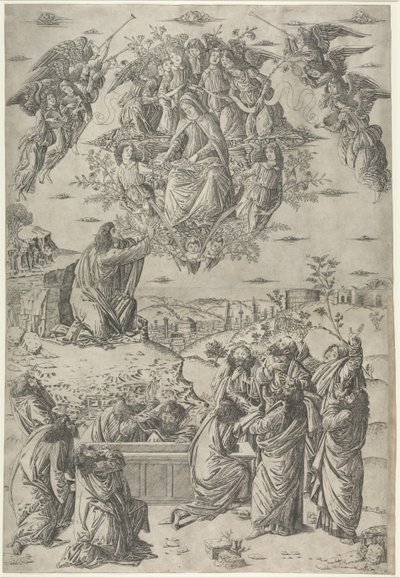 A Szűz mennybemenetele alkotó: Francesco Rosselli