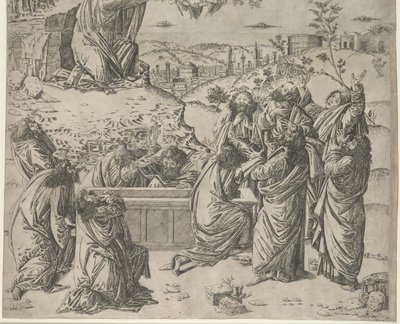 Szűz mennybemenetele, c. 1495. alkotó: Francesco Rosselli