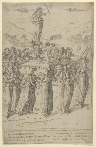 A tisztaság diadala, kb. 1480-90. alkotó: Francesco Rosselli