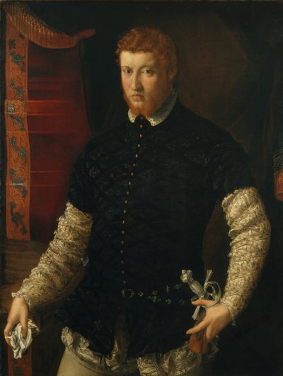 Egy férfi portréja. alkotó: Francesco Salviati
