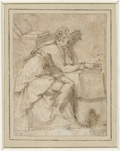 Ülő múzsa (?) alkotó: Francesco Salviati