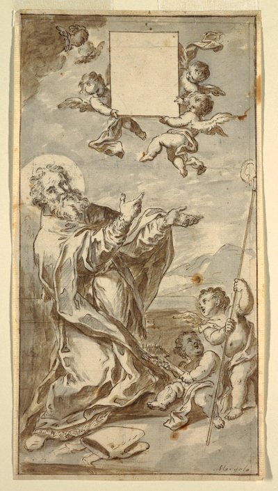 St. Blaise képe alkotó: Francesco Saverio Mergolo