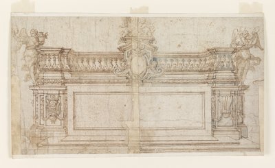 Egy oltár emelése alternatív javaslatokkal alkotó: Francesco Solimena