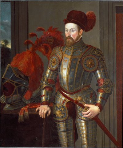 Tiroli Ferdinánd (II. Ferdinánd osztrák főherceg) portréja, 1546 után (festmény) alkotó: Francesco Terzio