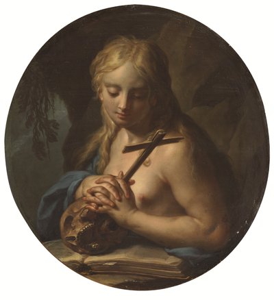 A bűnbánó Magdolna (olaj) alkotó: Francesco Trevisani