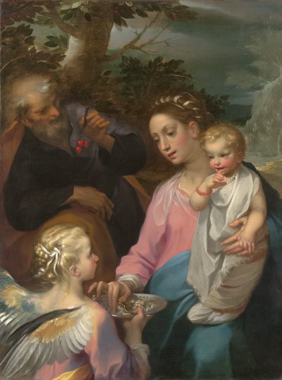 The Rest on the Flight to Egypt, 1569 körül (olaj, vászon) alkotó: Francesco Vanni