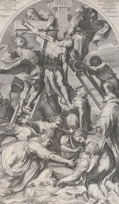 A keresztről való leszállás, 1606. alkotó: Francesco Villamena