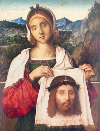 Veronica (olaj a panelen) alkotó: Francesco Zaganelli di Bosio