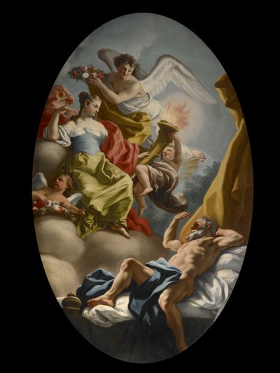 Bölcsesség és igazság allegóriája, 1750 körül alkotó: Francesco de Mura