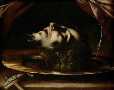 Keresztelő Szent János feje alkotó: Francesco del Cairo