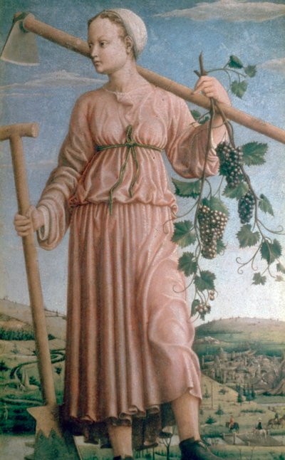 Az ősz allegóriája, 15. század alkotó: Francesco del Cossa
