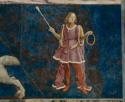 A márciusi hónapot felügyelő három dekán egyike, Il Salone dei Mesi, 1470-99 alkotó: Francesco del Cossa