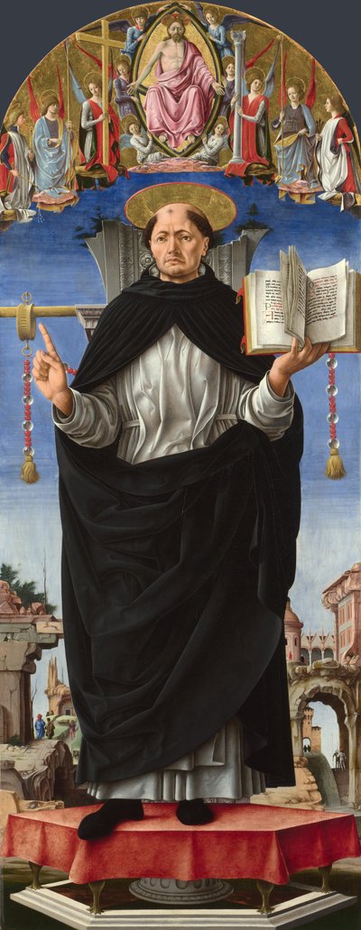 Saint Vincent Ferrer, c. 1473-1475. alkotó: Francesco del Cossa