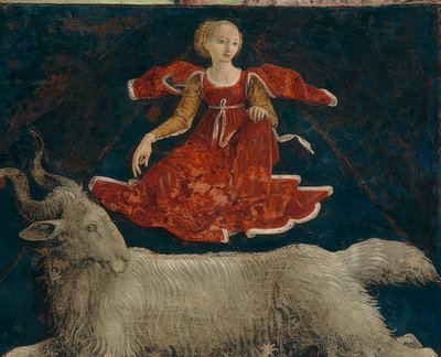 Kos, március hónap csillagjegye. 1469/70 alkotó: Francesco del Cossa