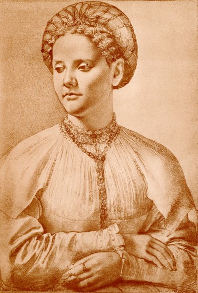 Női portré alkotó: Francesco di Cristofano Franciabigio