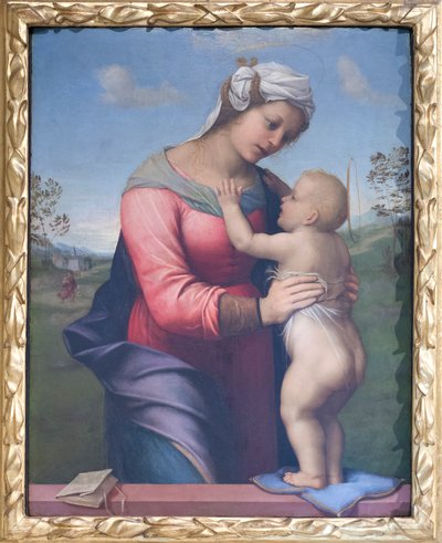 Madonna és gyermeke alkotó: Francesco di Cristofano Franciabigio