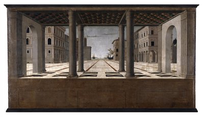 Német: Idealstadt Architectural Veduta alkotó: Francesco di Giorgio