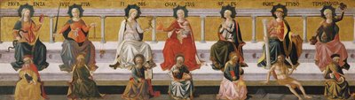 A hét erény c. 1450 alkotó: Francesco di Stefano Pesellino