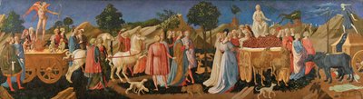 A szerelem, a tisztaság és a halál diadalai c. 1450 alkotó: Francesco di Stefano Pesellino