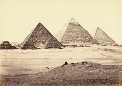 A gízai piramis komplexum, Egyiptom alkotó: Francis (after) Frith