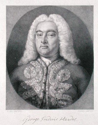 George Frederick Handel (1685-1759) metszete Frederick Christian Lewis I. (1779-1856) 1828 (metszet) alkotó: Francis (after) Kyte