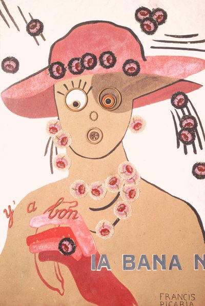 Germaine Everling dadaista portréja alkotó: Francis (attr. to) Picabia