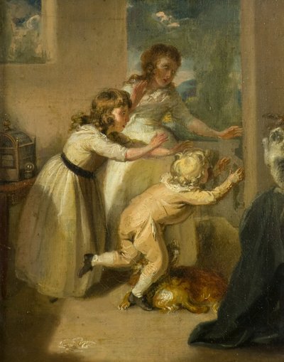 Egy madár halála alkotó: Francis (attr. to) Wheatley