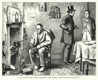 Illusztráció a nagy várakozásokhoz, Charles Dickens (metszet) alkotó: Francis Arthur Fraser