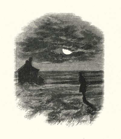 Illusztráció a nagy várakozásokhoz, Charles Dickens (metszet) alkotó: Francis Arthur Fraser