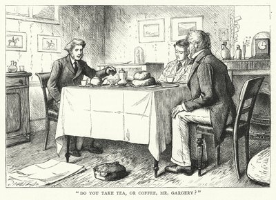 Illusztráció a nagy várakozásokhoz, Charles Dickens (metszet) alkotó: Francis Arthur Fraser