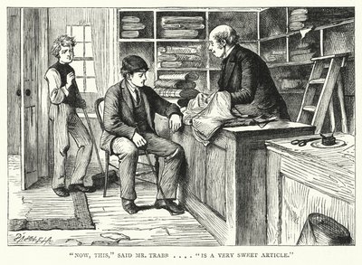 Illusztráció a nagy várakozásokhoz, Charles Dickens (metszet) alkotó: Francis Arthur Fraser