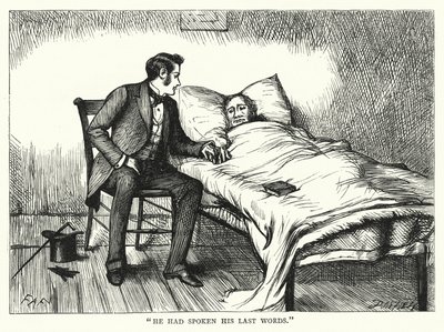 Illusztráció a nagy várakozásokhoz, Charles Dickens (metszet) alkotó: Francis Arthur Fraser