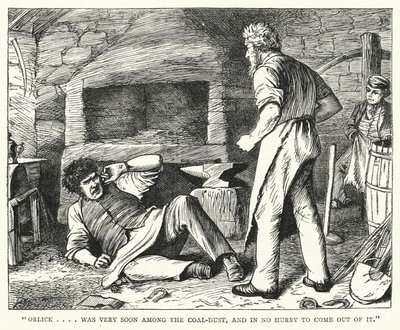 Illusztráció a nagy várakozásokhoz, Charles Dickens (metszet) alkotó: Francis Arthur Fraser