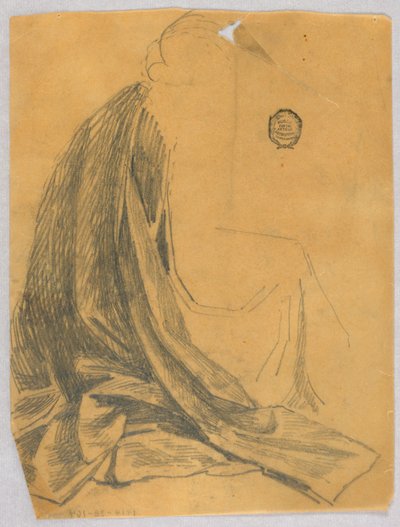 Drapery Study alkotó: Francis Augustus Lathrop