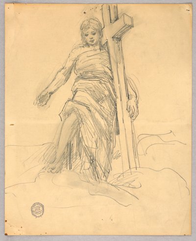 Vázlat a felemelkedés központi alakjához alkotó: Francis Augustus Lathrop