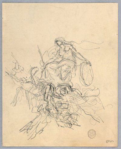 Fortuna vázlata alkotó: Francis Augustus Lathrop