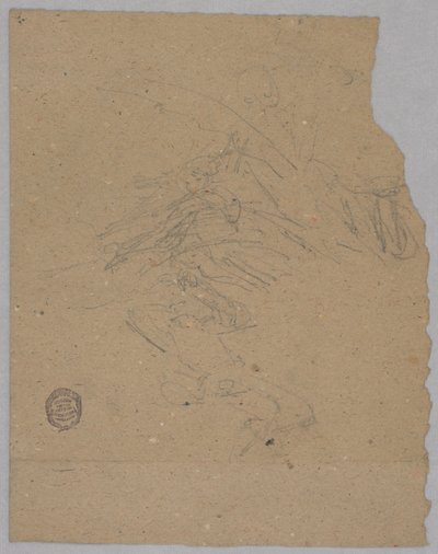 Mennyei alakok vázlata alkotó: Francis Augustus Lathrop