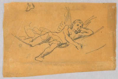 Tanulmány a "Zodiákus" számára alkotó: Francis Augustus Lathrop