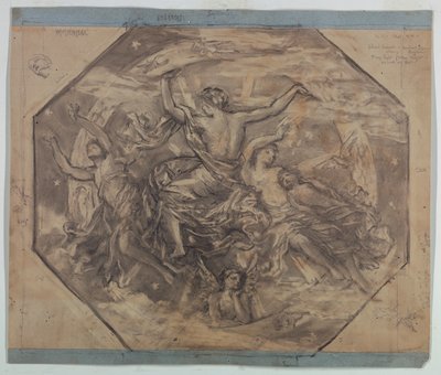 Tanulmány a "Zodiákus" számára alkotó: Francis Augustus Lathrop