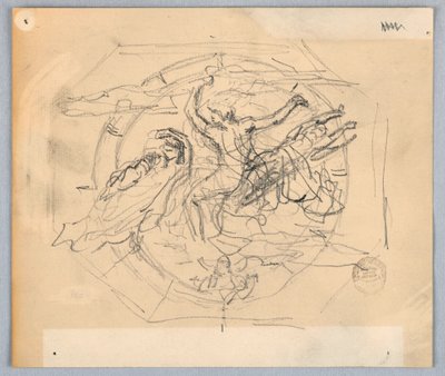 Tanulmány a "Zodiákus" számára alkotó: Francis Augustus Lathrop
