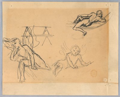 Tanulmány a "Zodiákus" számára alkotó: Francis Augustus Lathrop