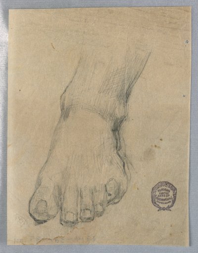 Tanulmány egy lábért alkotó: Francis Augustus Lathrop
