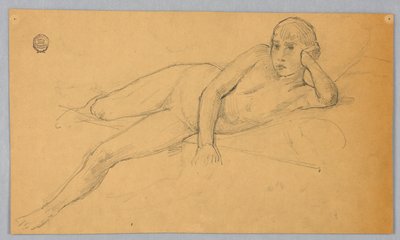 Az aktfigura tanulmányozása alkotó: Francis Augustus Lathrop